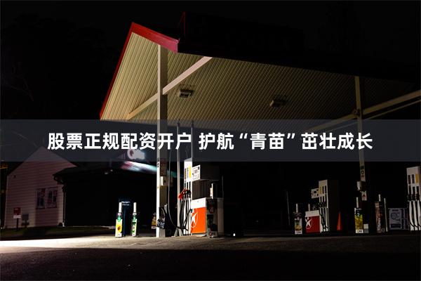 股票正规配资开户 护航“青苗”茁壮成长