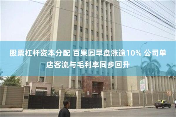 股票杠杆资本分配 百果园早盘涨逾10% 公司单店客流与毛利率同步回升