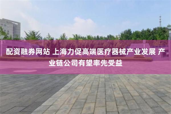 配资融券网站 上海力促高端医疗器械产业发展 产业链公司有望率先受益